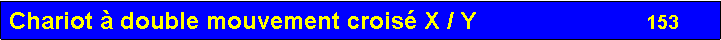 Zone de Texte: Chariot � double mouvement crois� X / Y                                 153