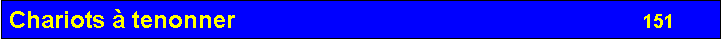Zone de Texte: Chariots � tenonner                                                             151