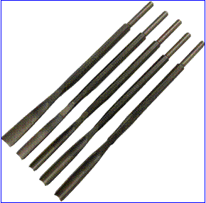 Jeu de 5 outils avec queue de 6 mm
